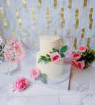 Made with Love Wedding Cake Box, Custom Name Anniversary Engagement Gift, Bridal Shower Display, Tall Clear 14x14x16 Cake Box with Ribbon