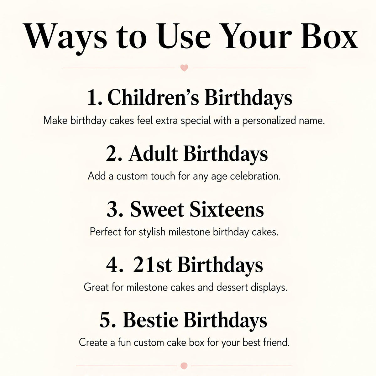 Sweet 16 Cake Box Personalized, Custom Name Clear Birthday Cake Box, Quinceañera Cake Box, Tall Clear Display Box with Ribbon 14x14x16