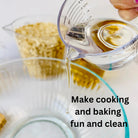 Plastic Measuring Cups for Dry and Liquid Ingredients 4 Pieces -  measuring cups and spoons