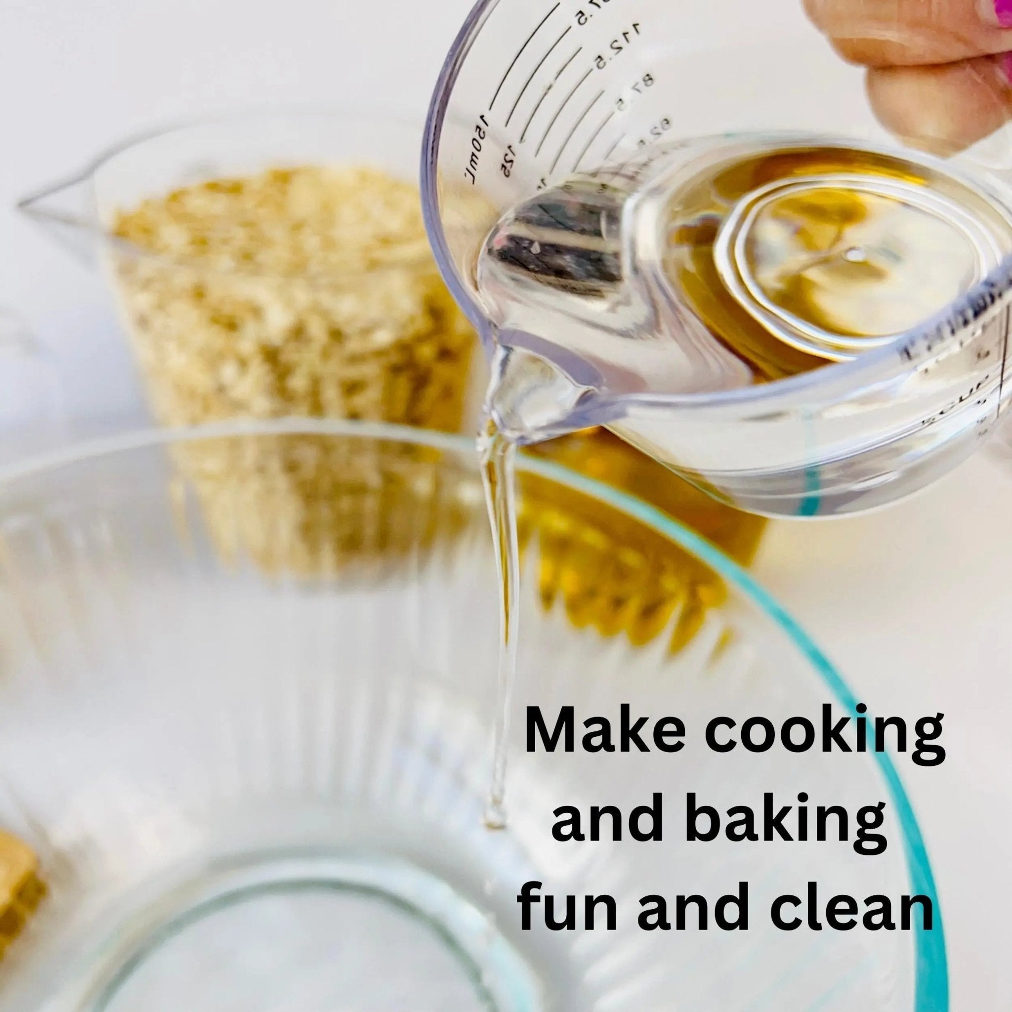 Plastic Measuring Cups for Dry and Liquid Ingredients 4 Pieces -  measuring cups and spoons