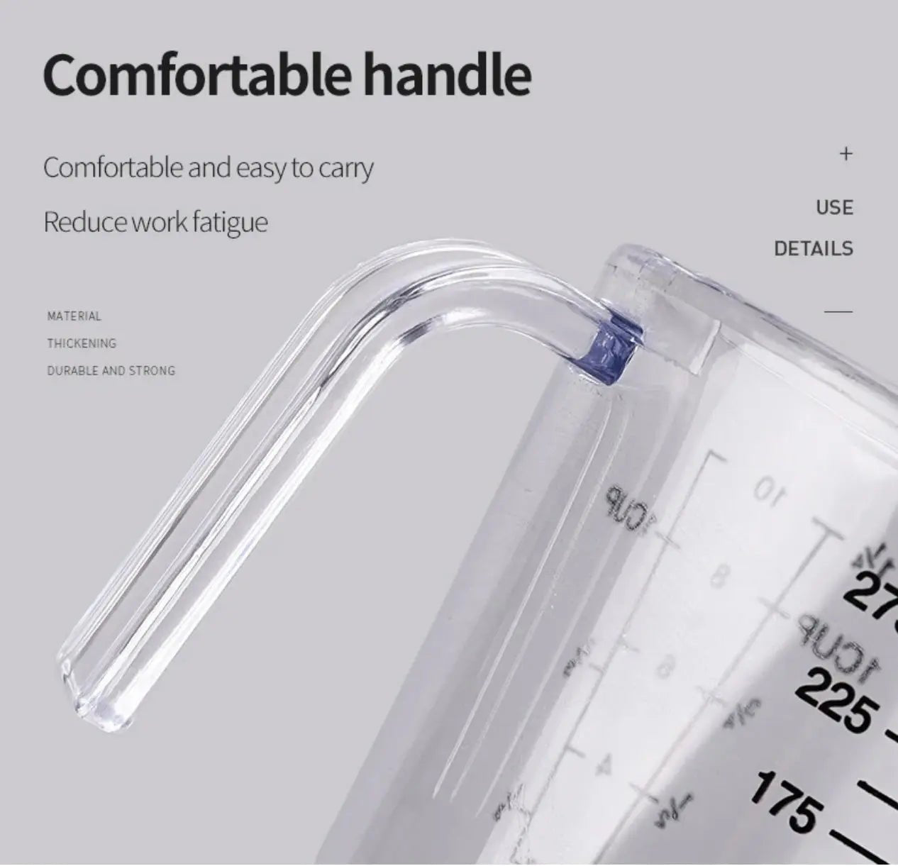 Plastic Measuring Cups for Dry and Liquid Ingredients 4 Pieces -  measuring cups and spoons