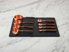 Rose Gold Measuring Cups and Spoons Set 8 Piec -  measuring cups and spoons