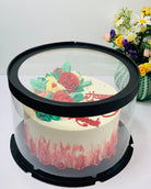 Round Clear Cake Box - 10" D by 9.5" Tall - Clear Cake Boxes with Window - Clear Gift Box - RW1095 Round cake box