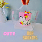 Small Clear Cake Desserts Boxes with Handle - Mini Cake Box 6" x 6" x 6" - S666 Square Cake box