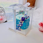 Square Clear Cake Box 8.5"L x 8.5"W x 9" H - square8x9 Square Cake box