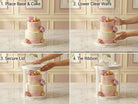 Tall Clear Round Cake Box - 10" D by 12.5" H - Clear Cake Boxes With Window - RW10125 Round cake box