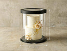 Tall Clear Round Cake Box - 10" D by 12.5" H - Clear Cake Boxes With Window - RW10125 Round cake box