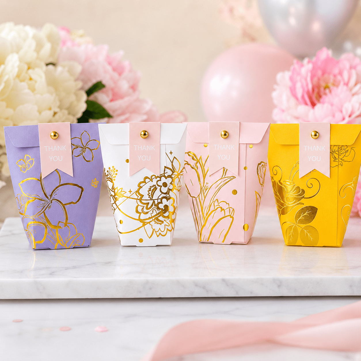 Thank You Wedding Favor Bags 50 Pack - variant_product_type