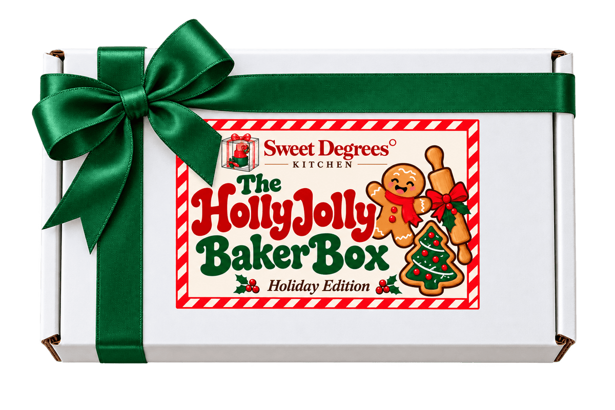 Holly Jolly Baker Box Holiday Edition wrapped with a green bow