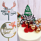 Christmas tree/Santa/Reindeer Merry Christmas cake topper