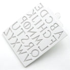 3D Uppercase Alphabet Letters fondant silicone mold