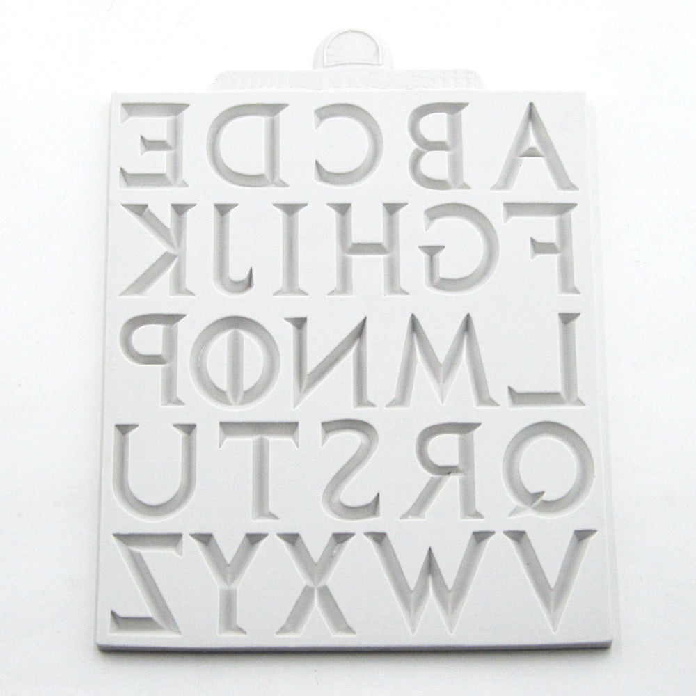 3D Uppercase Alphabet Letters fondant silicone mold