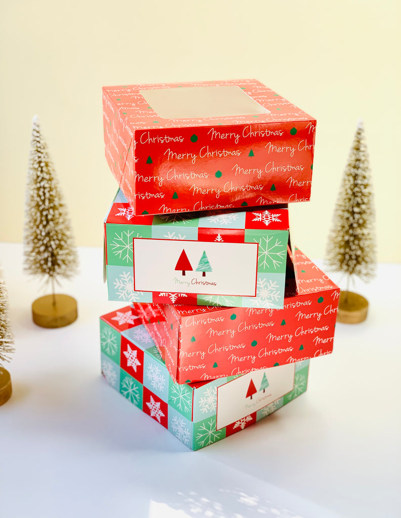Christmas Cookie Boxes and Cupcake boxes