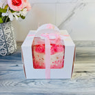 White Square Cake Box with Window