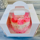 White Square Cake Box with Window