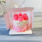 White Square Cake Box with Window