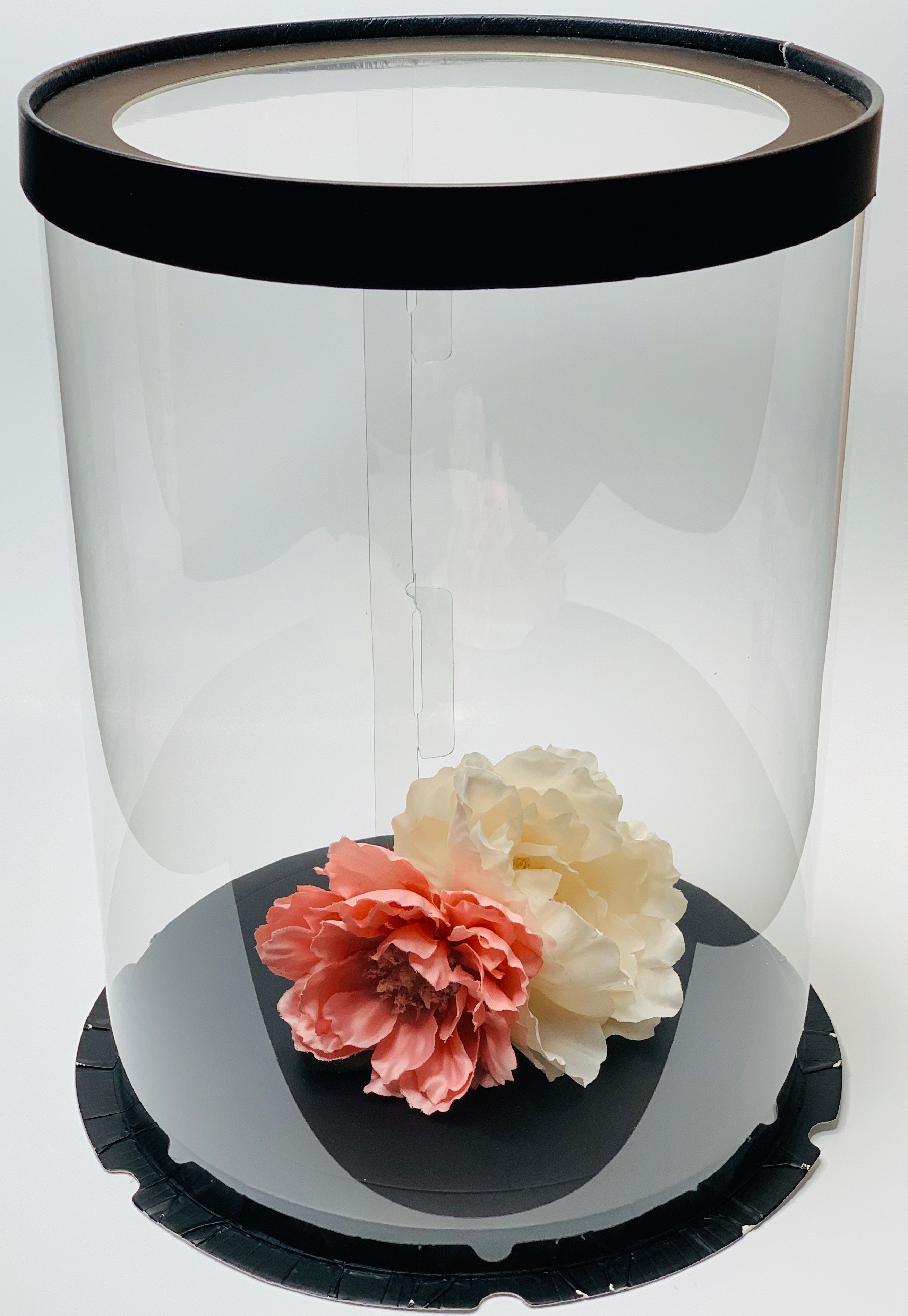 8.5" Diameter x 11.75" Tall Clear Round Cake Box