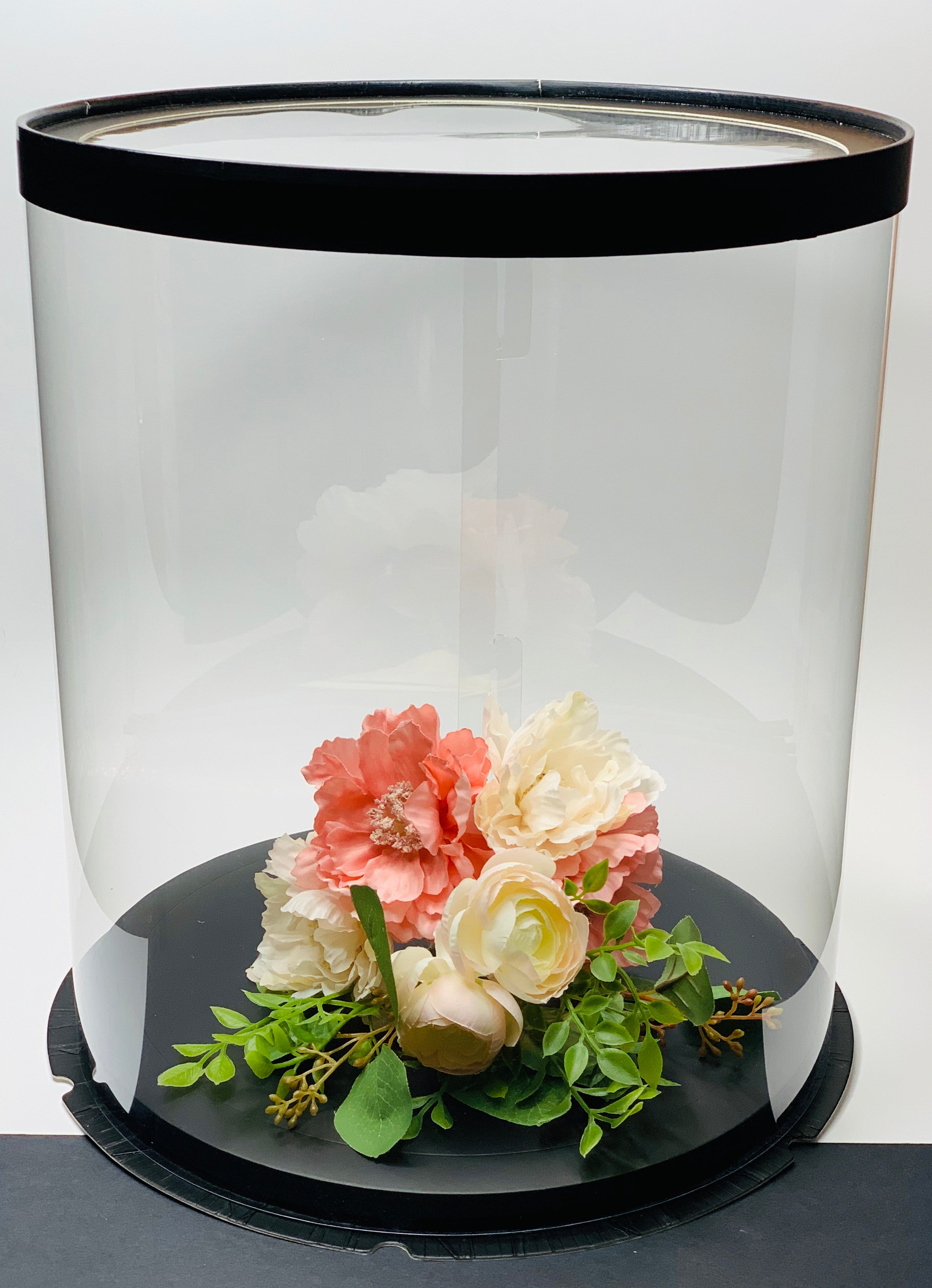 Tall Large Round Clear Cake Box