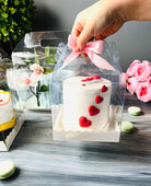 Clear Cake Desserts Boxes with Handle