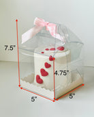 Clear Cake Desserts Boxes with Handle