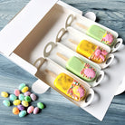 Popsicle Cakesicle Cake Pop Boxes with Window 4 Dividers