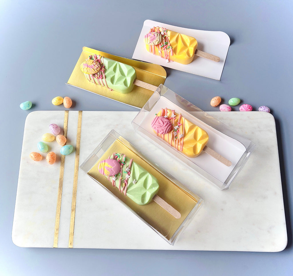 Cakesicle Popsicle Clear Boxes