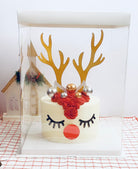 Reindeer cake topper set