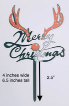 Christmas tree/Santa/Reindeer Merry Christmas cake topper