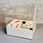 Clear Cake Flower Box with Handle - Gift box