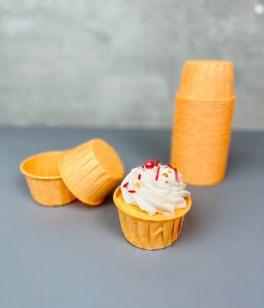 50 PCs Greaseproof Parchment Standard Size Cupcake Liners 