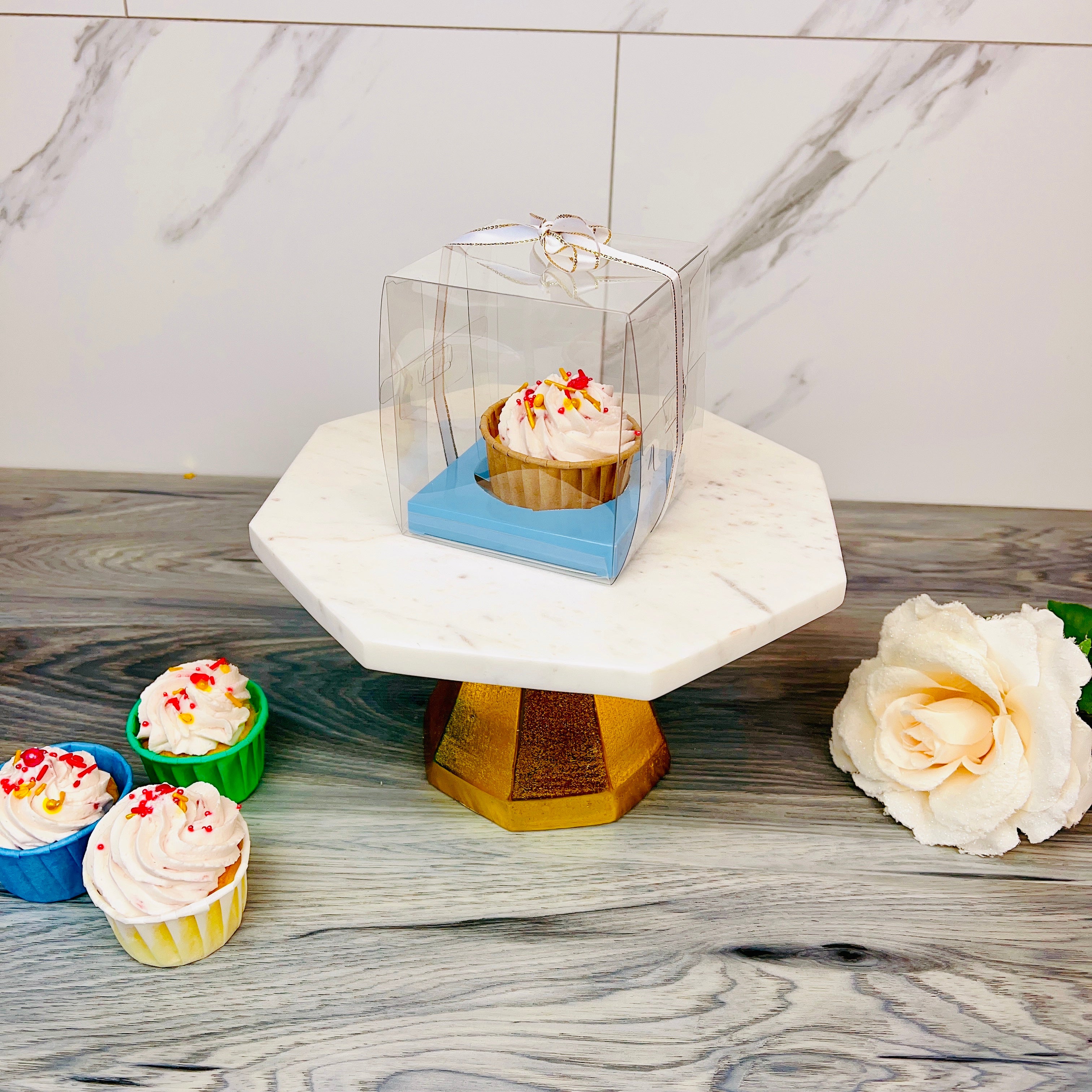 Individual Clear Cupcake Boxes