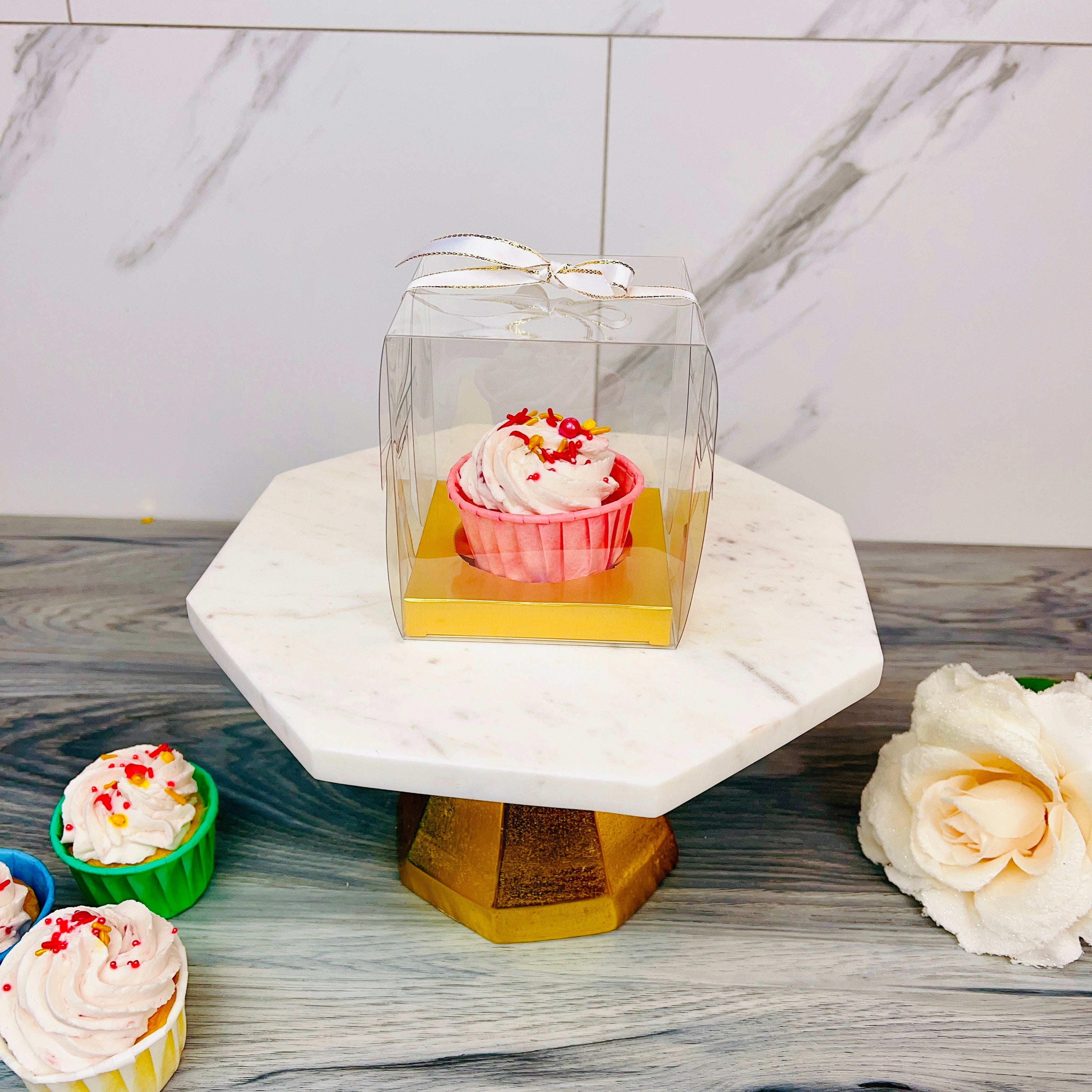 Individual Clear Cupcake Boxes