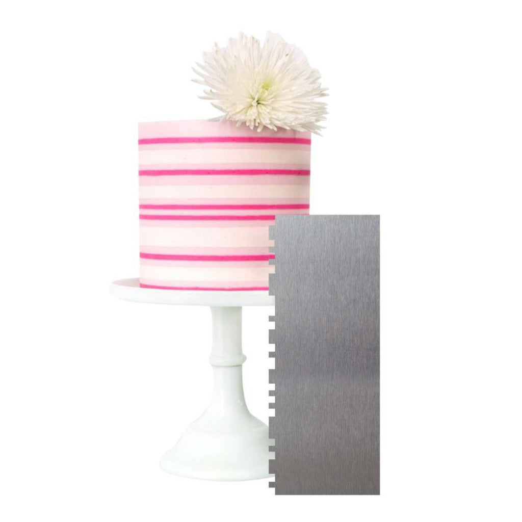 Stainless steel Double Sided Cake Scraper