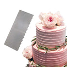 stainless steel cake scraper