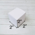 Small Square White Wedding Favor Boxes