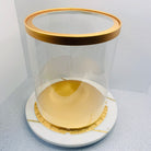 10" Diameter x 12.5" Tall Clear Round Cake Box