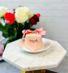 Pink Wedding Favor Boxes with Ribbon