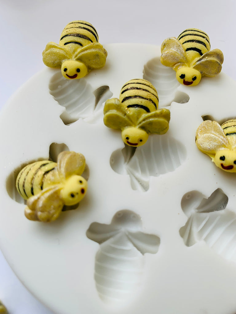 Bee and Honeycomb Silicone Molds Set