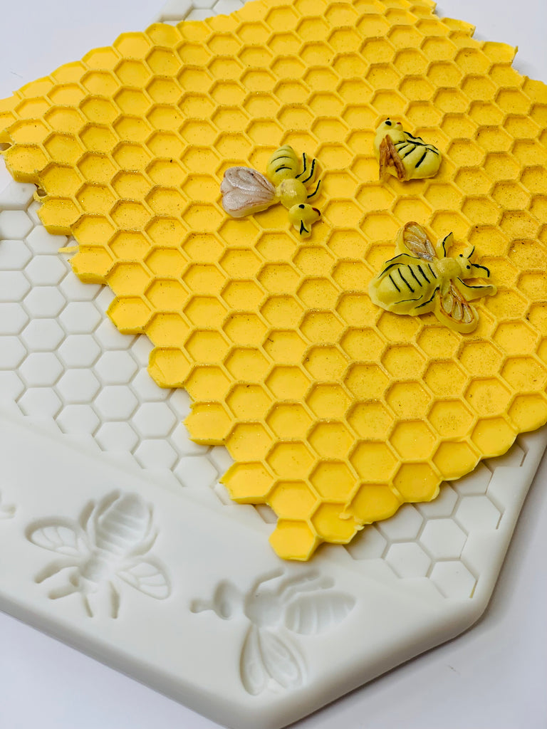 6 Cavity Bee Honeycomb Silicone Soap Molds/ Fondant Mold/ -  Sweden