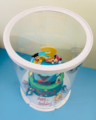 11.75"D x 17.5"H Extra Tall and Large Round Clear Cake Box