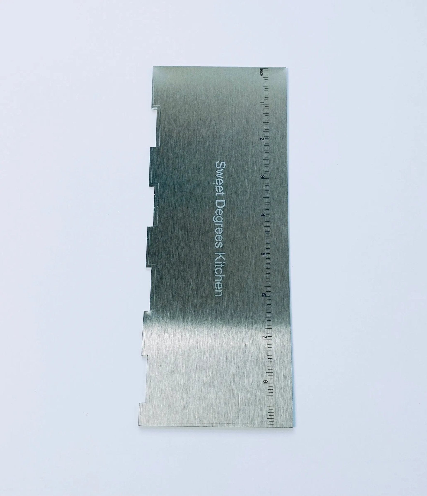 stainless steel cake scraper