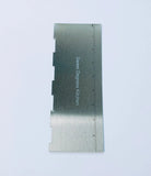 stainless steel cake scraper