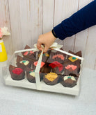 Clear Cupcake & Muffin Boxes with 12 Holes - cupcake12Sweet Degrees Kitchen