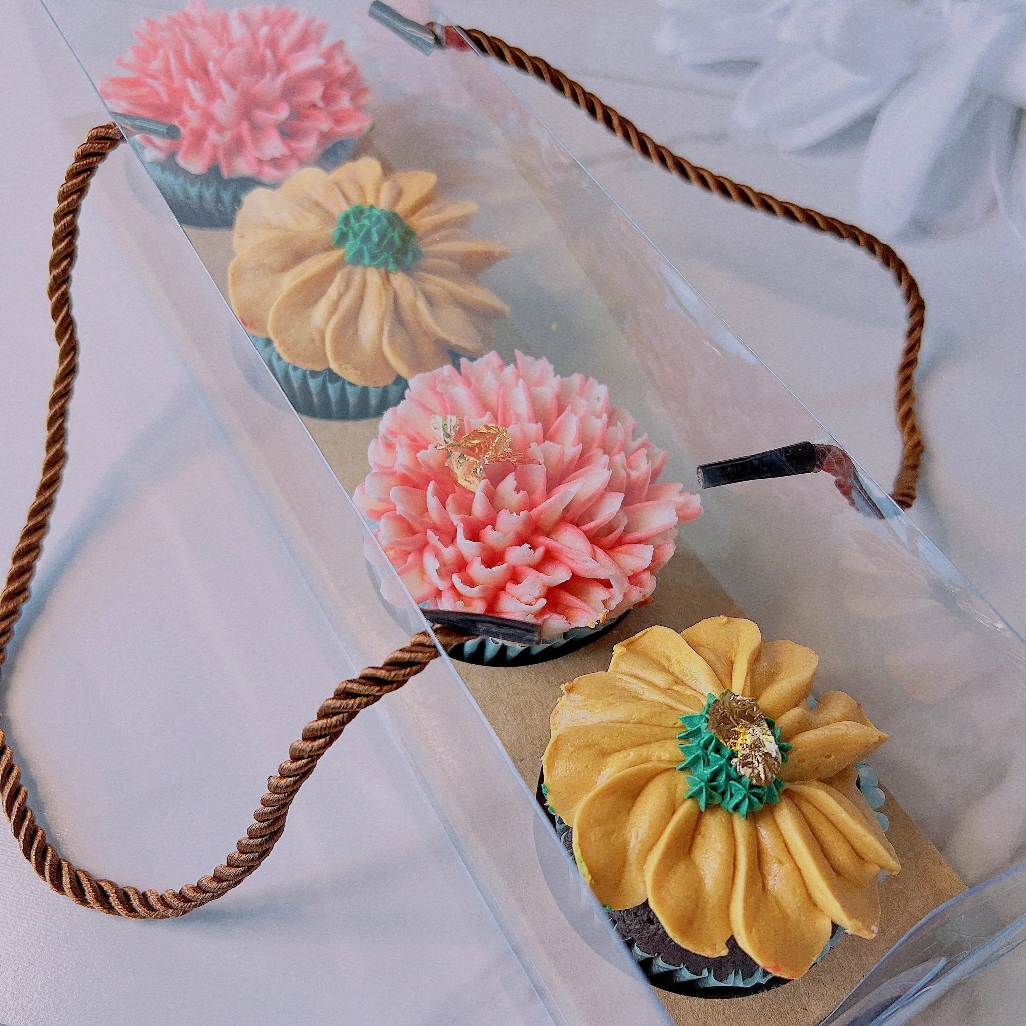 Clear Cupcake & Muffin Boxes with 4 Holes - Sweet Degrees Kitchen