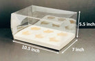 Clear Cupcake & Muffin boxes with 6 holes - Cupcake6 Cupcake boxes