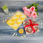 Clear Dessert Boxes With 4, 6 Holes - Donuts Box - Cookie Boxes - D04Sweet Degrees Kitchen