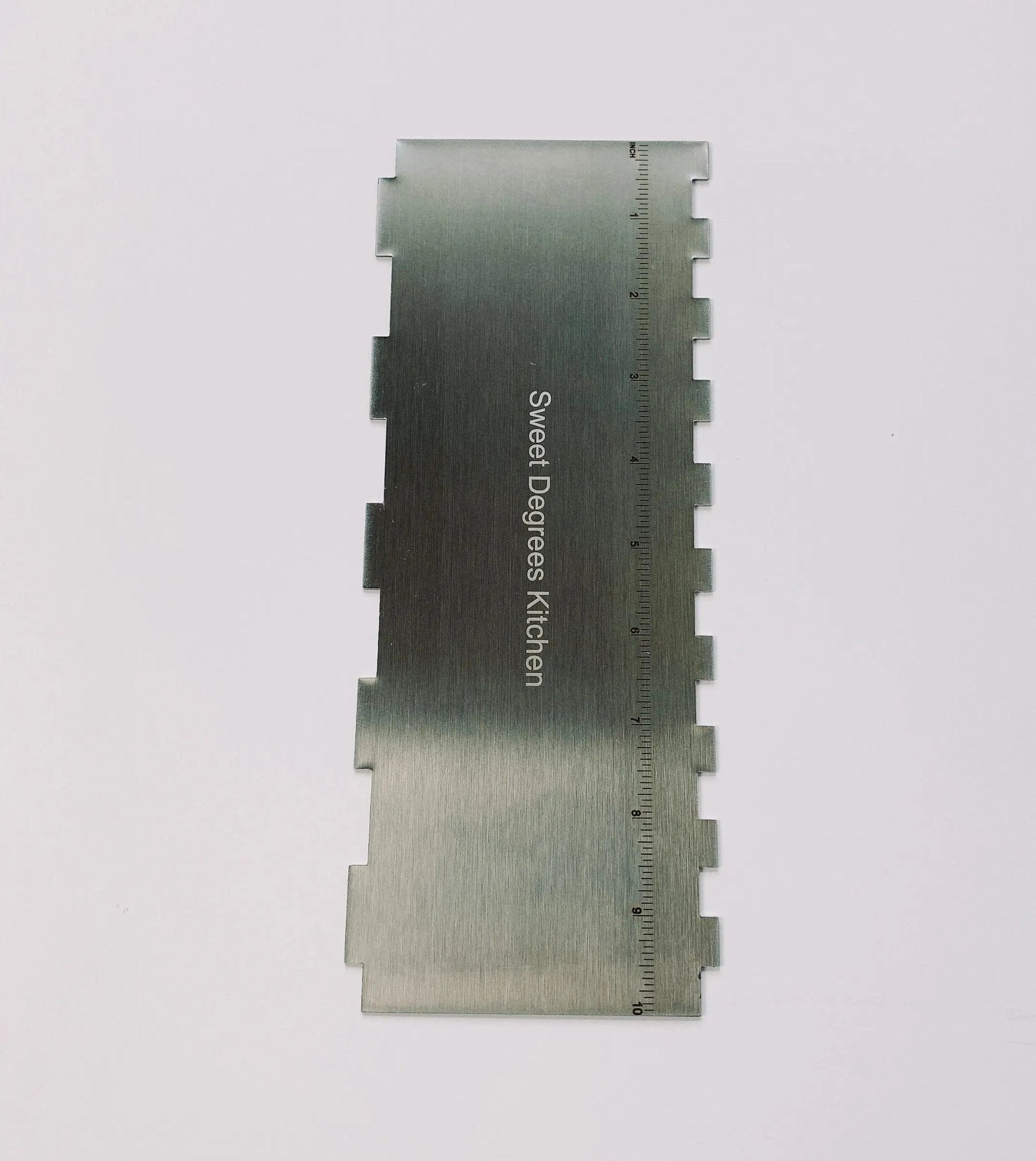 stainless steel cake scraper