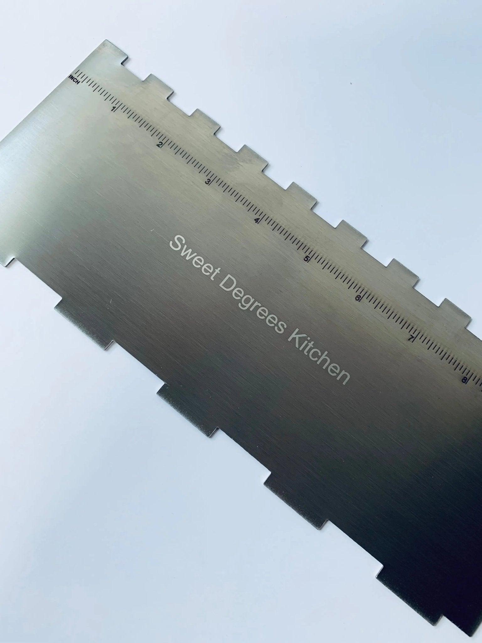 stainless steel cake scraper