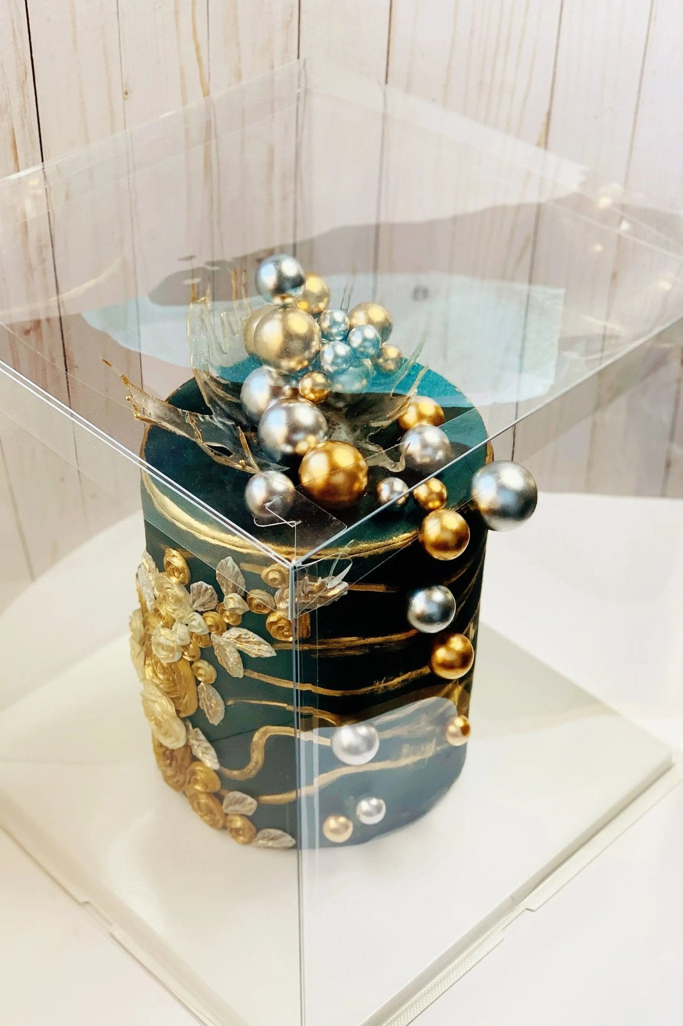 Extra Large Tall Square Clear Cake Box 14"L x 14"W x 16" H - S1416 Square Cake box