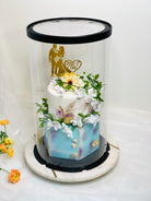 Extra Tall Clear Cake boxes - 8.5" D x 17.5" H